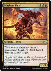 Mayhem Devil [Duskmourn: House of Horror Commander] | The CG Realm