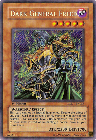Dark General Freed [LODT-EN083] Secret Rare | The CG Realm