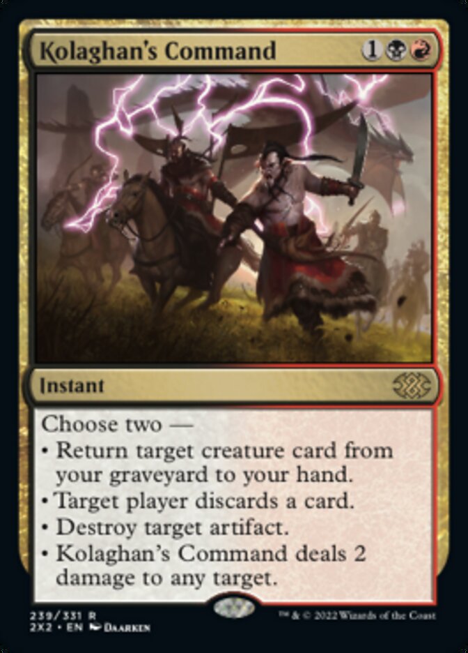 Kolaghan's Command [Double Masters 2022] | The CG Realm
