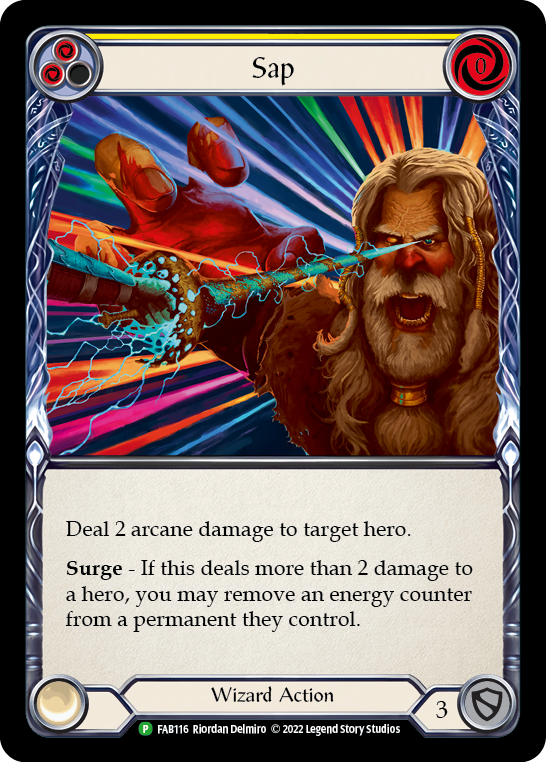 Sap (Yellow) [FAB116] (Promo)  Rainbow Foil | The CG Realm