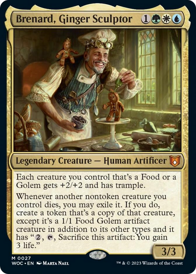 Brenard, Ginger Sculptor [Wilds of Eldraine Commander] | The CG Realm