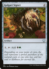 Golgari Signet [Phyrexia: All Will Be One Commander] | The CG Realm