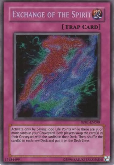 Exchange of the Spirit [RP01-EN099] Secret Rare | The CG Realm