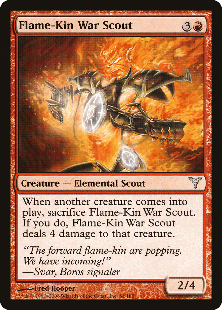 Flame-Kin War Scout (DIS-061) - Dissension
