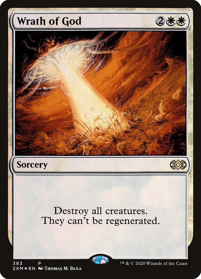 Wrath of God (383) [Double Masters Promos] | The CG Realm