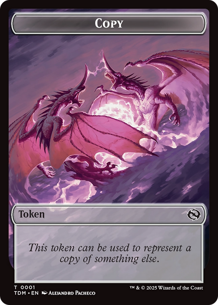 Soldier (0032) // Copy Double-Sided Token (TDC-32 // 1) - Commander: Tarkir: Dragonstorm