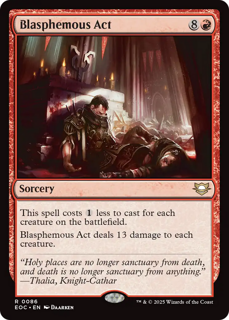 Blasphemous Act [Edge of Eternities Commander] | The CG Realm