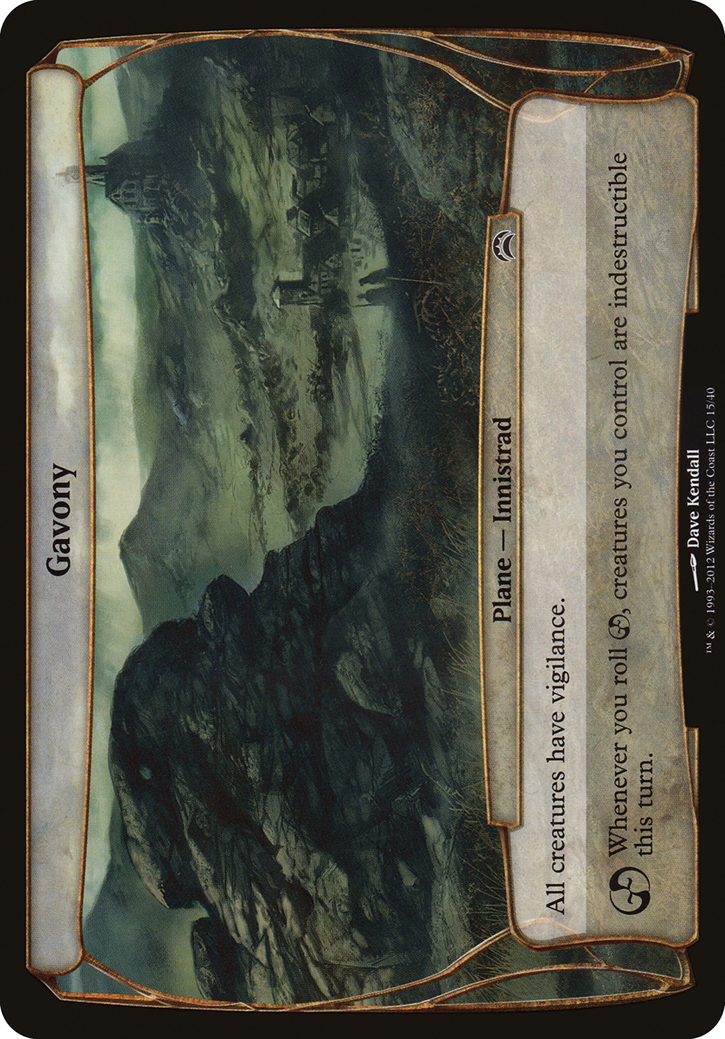 Gavony (Planechase 2012) (OVER-015) - Planechase 2012 Planes