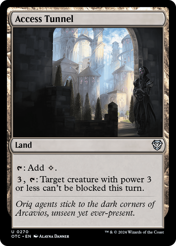 Access Tunnel [Outlaws of Thunder Junction Commander] | The CG Realm
