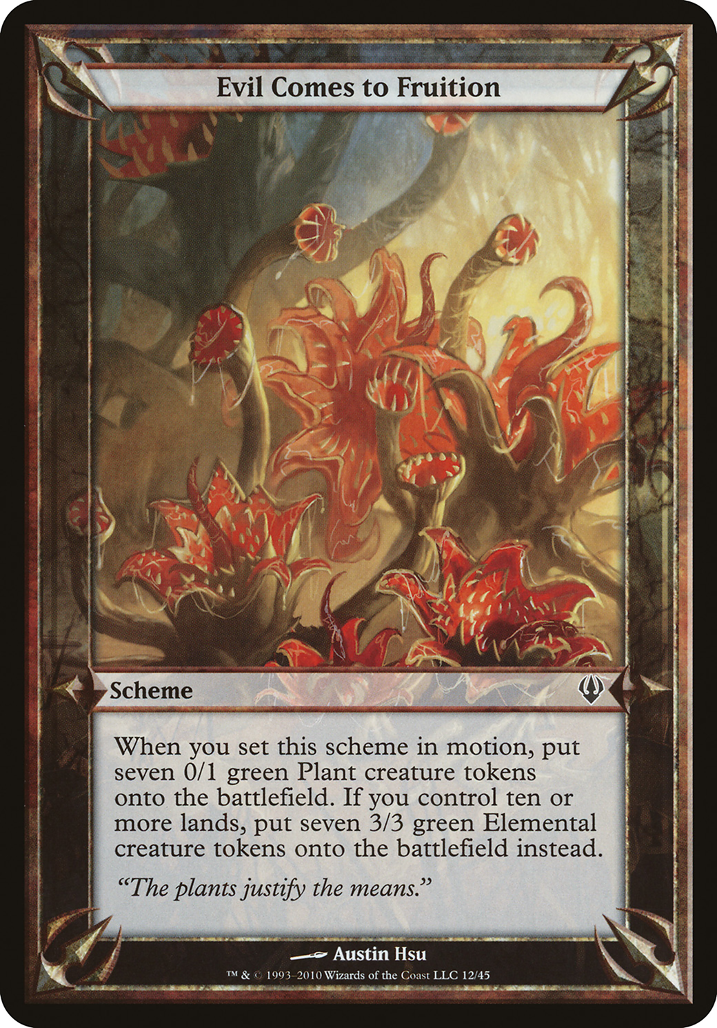 Evil Comes to Fruition (Archenemy) (OVER-) - Archenemy Schemes