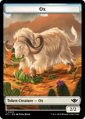 Ox // Plot Double-Sided Token [Outlaws of Thunder Junction Tokens] | The CG Realm