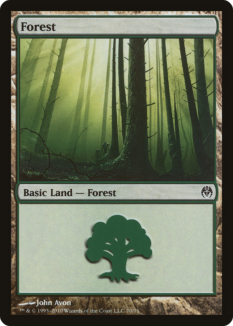 Forest (70) (DDE-070) - Duel Decks: Phyrexia vs. the Coalition