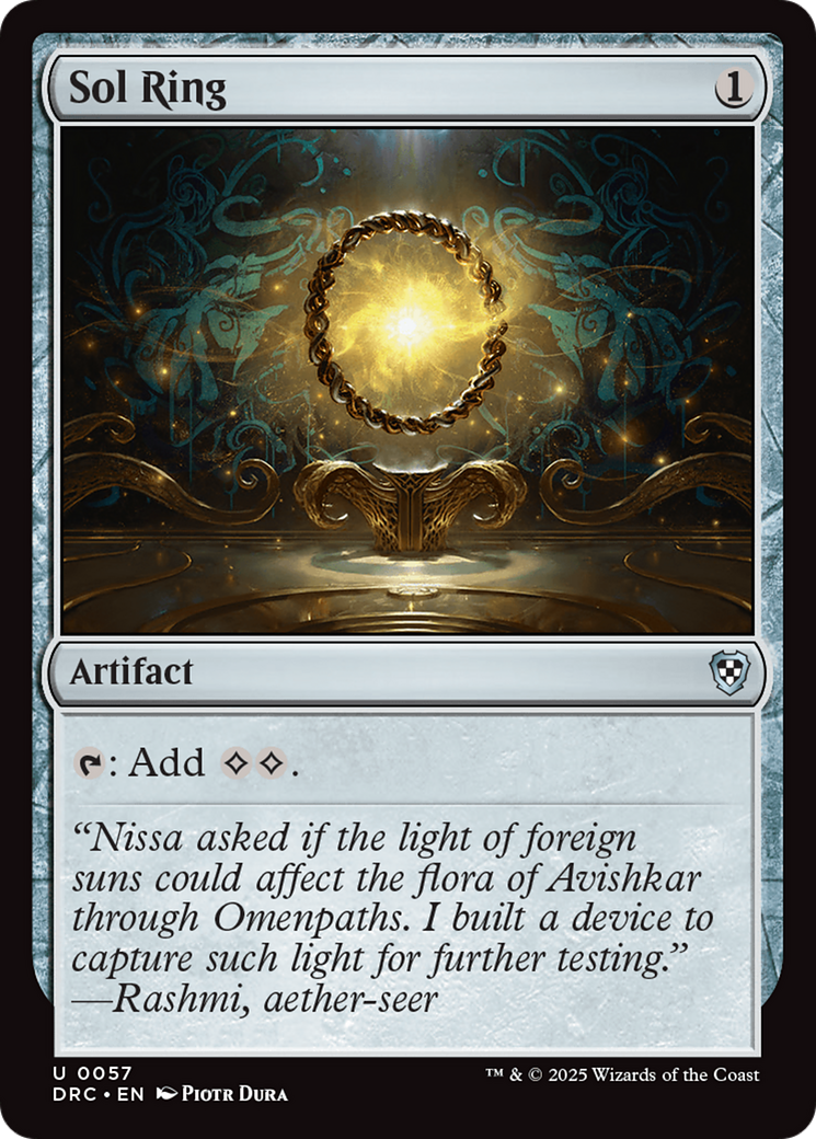 Sol Ring (0057) [Aetherdrift Commander] | The CG Realm