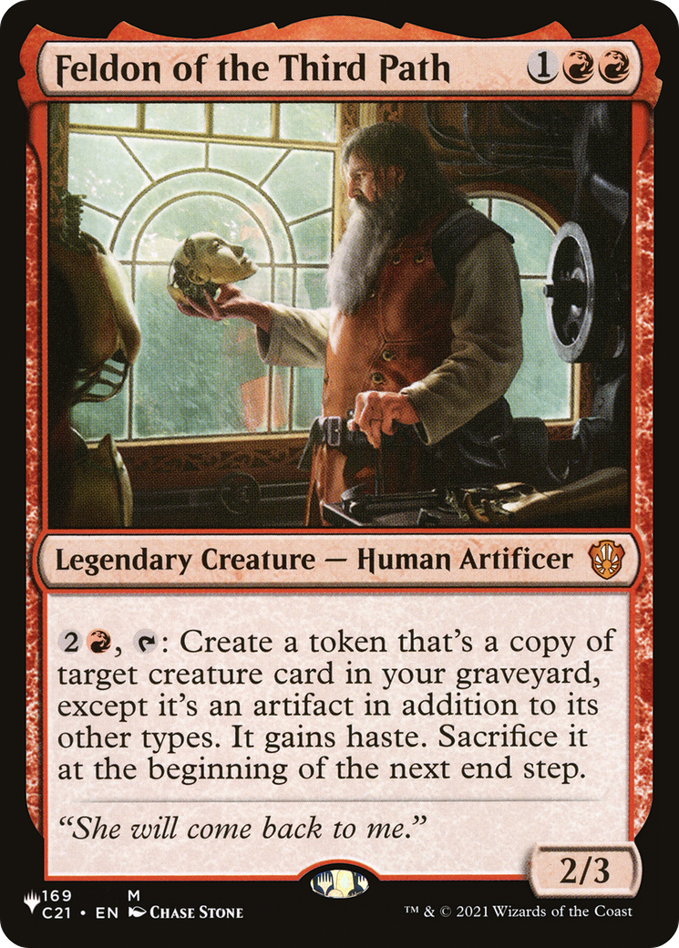Feldon of the Third Path [The List] | The CG Realm