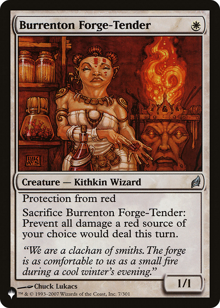 Burrenton Forge-Tender [The List] | The CG Realm