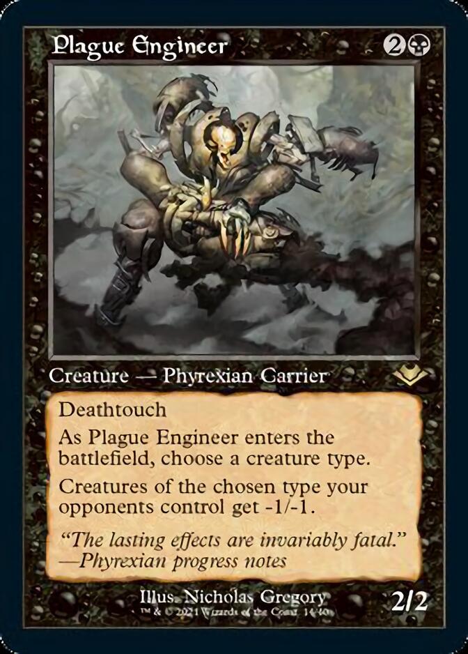 Plague Engineer (Retro Foil Etched) [Modern Horizons] | The CG Realm