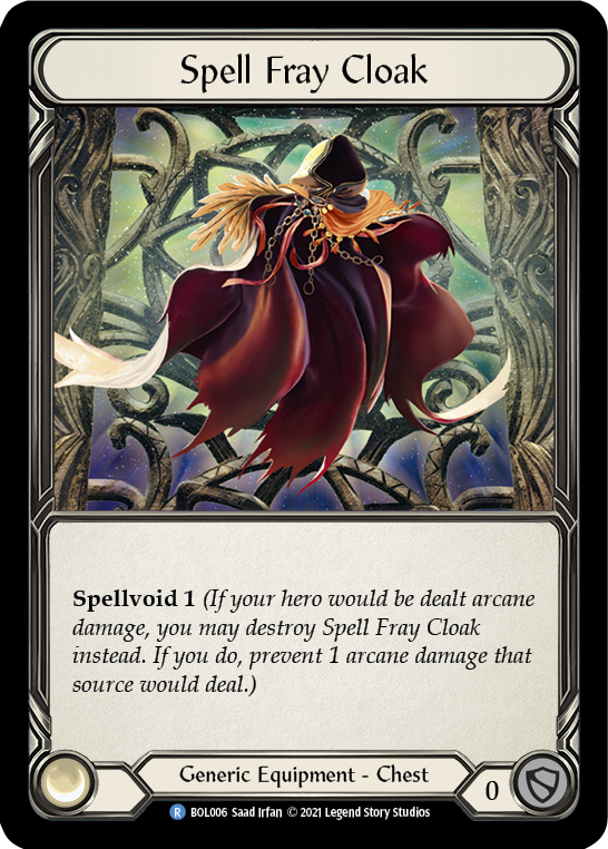 Spell Fray Cloak [BOL006] (Monarch Boltyn Blitz Deck) | The CG Realm