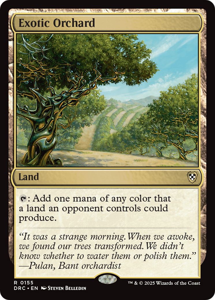Exotic Orchard [Aetherdrift Commander] | The CG Realm
