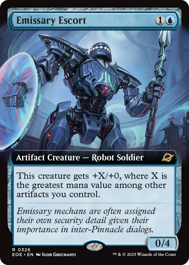 Emissary Escort (Extended Art) [Edge of Eternities] | The CG Realm