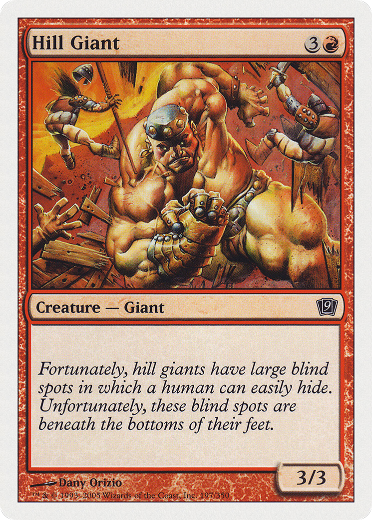 Hill Giant (9ED-197) - 9th Edition