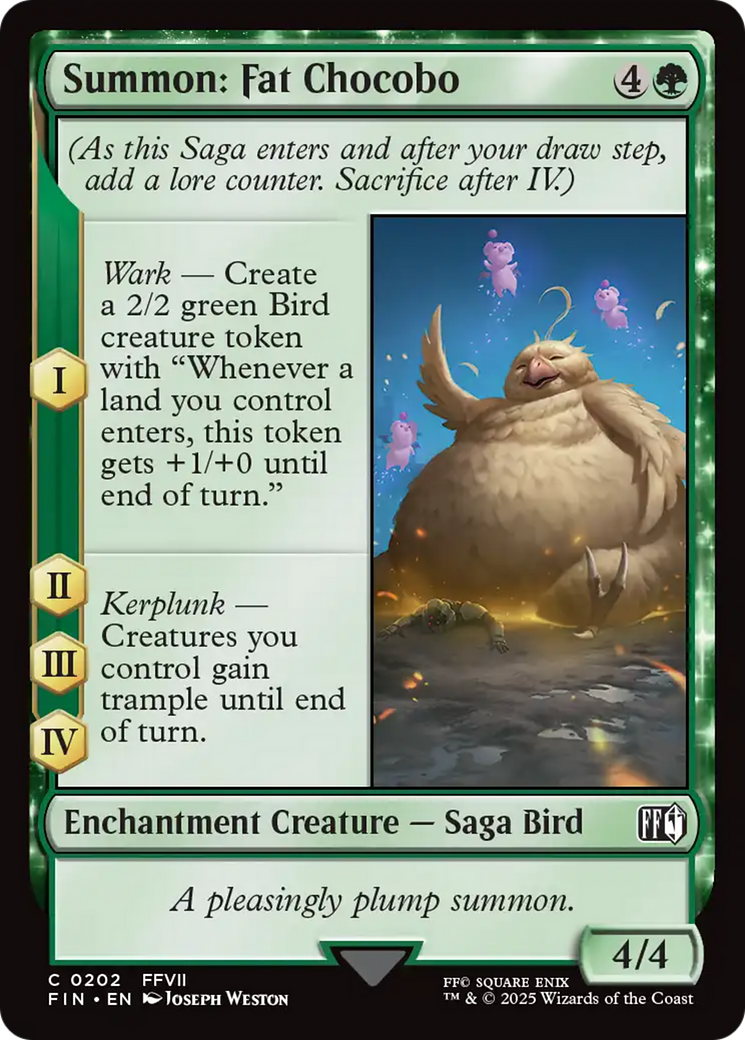 Summon: Fat Chocobo [FINAL FANTASY] | The CG Realm