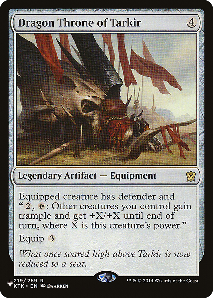 Dragon Throne of Tarkir [The List] | The CG Realm