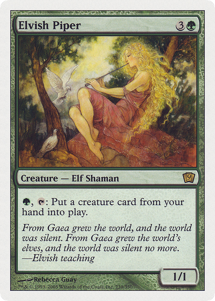 Elvish Piper (9ED-239) - 9th Edition Foil