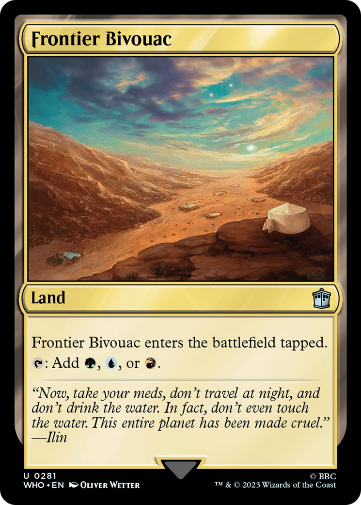 Frontier Bivouac [Doctor Who] | The CG Realm