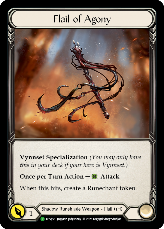 Flail of Agony [LGS156] (Promo)  Cold Foil | The CG Realm