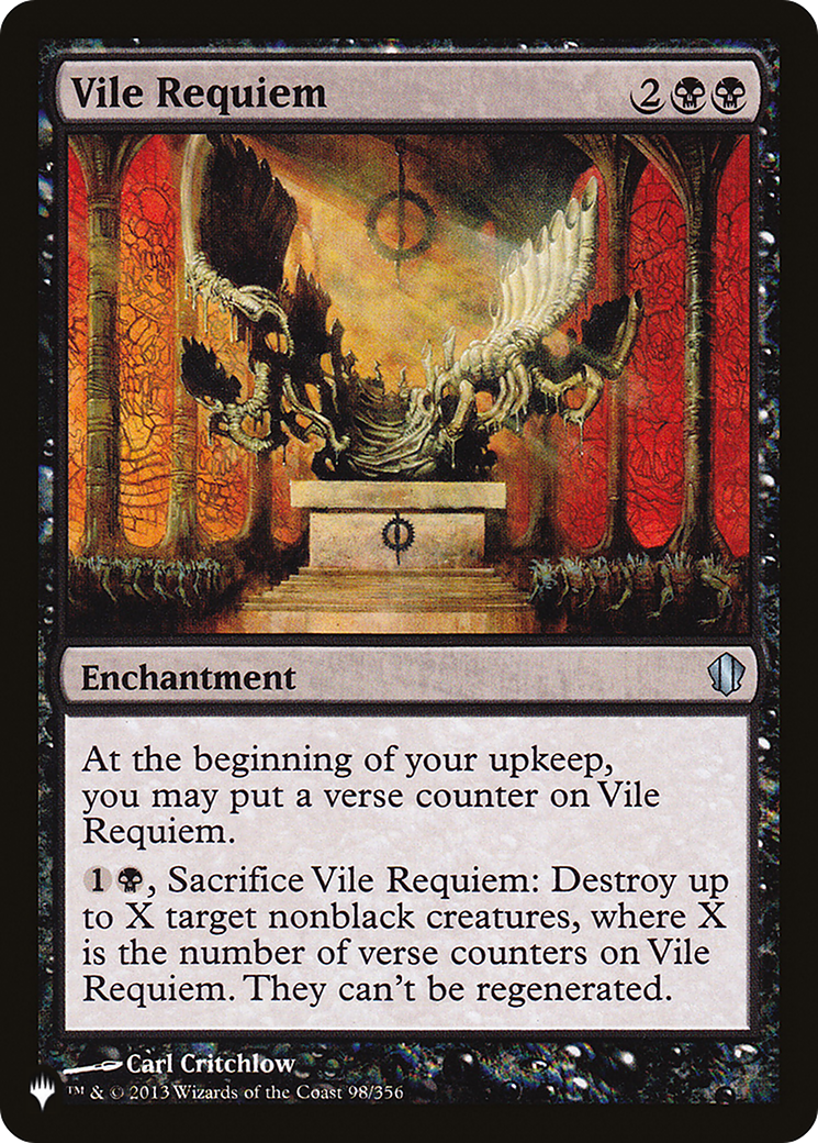 Vile Requiem [The List] | The CG Realm