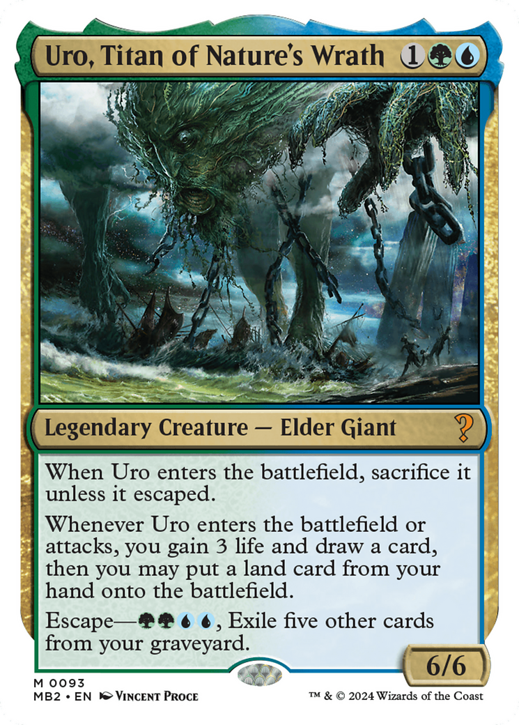 Uro, Titan of Nature's Wrath [Mystery Booster 2] | The CG Realm