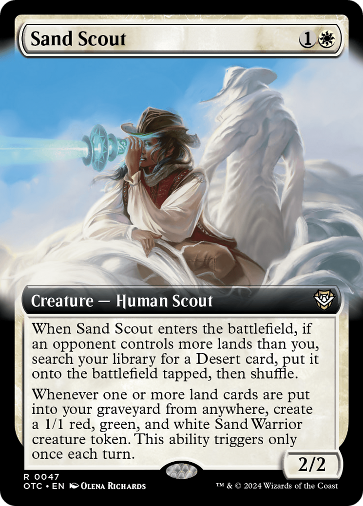 Sand Scout (Extended Art) [Outlaws of Thunder Junction Commander] | The CG Realm