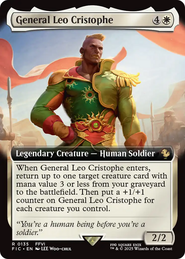 General Leo Cristophe (Extended Art) [FINAL FANTASY Commander] | The CG Realm