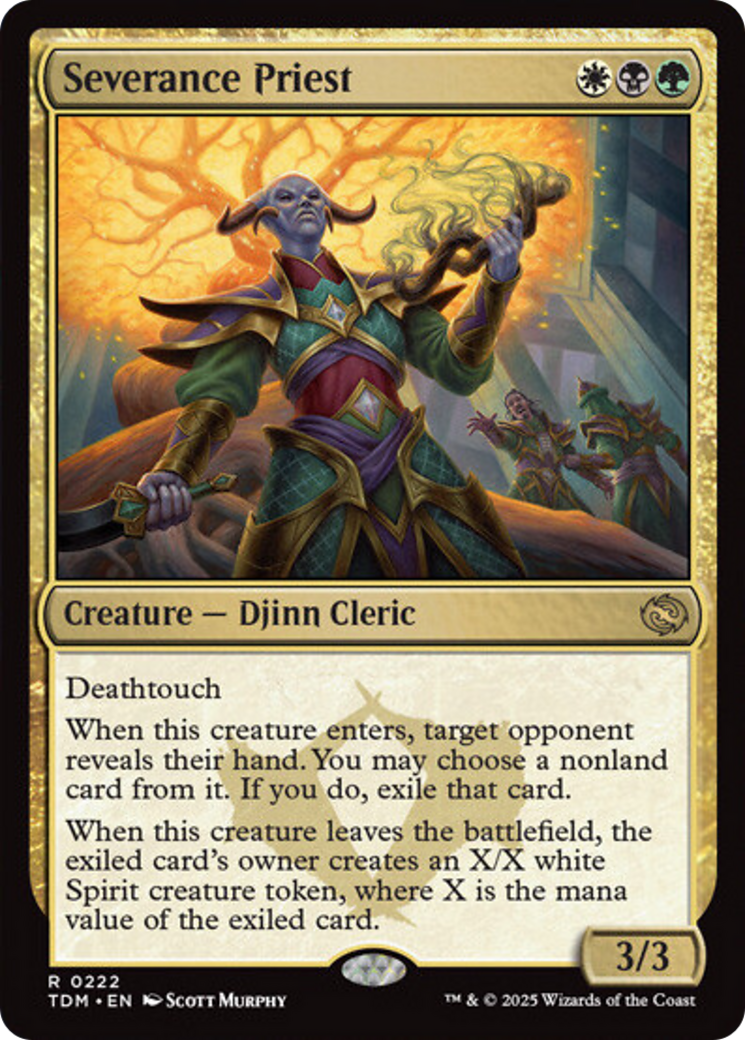 Severance Priest [Tarkir: Dragonstorm] | The CG Realm