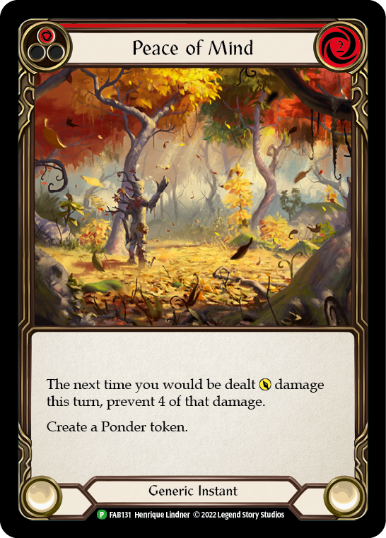 Peace of Mind [FAB131] (Promo)  Rainbow Foil | The CG Realm