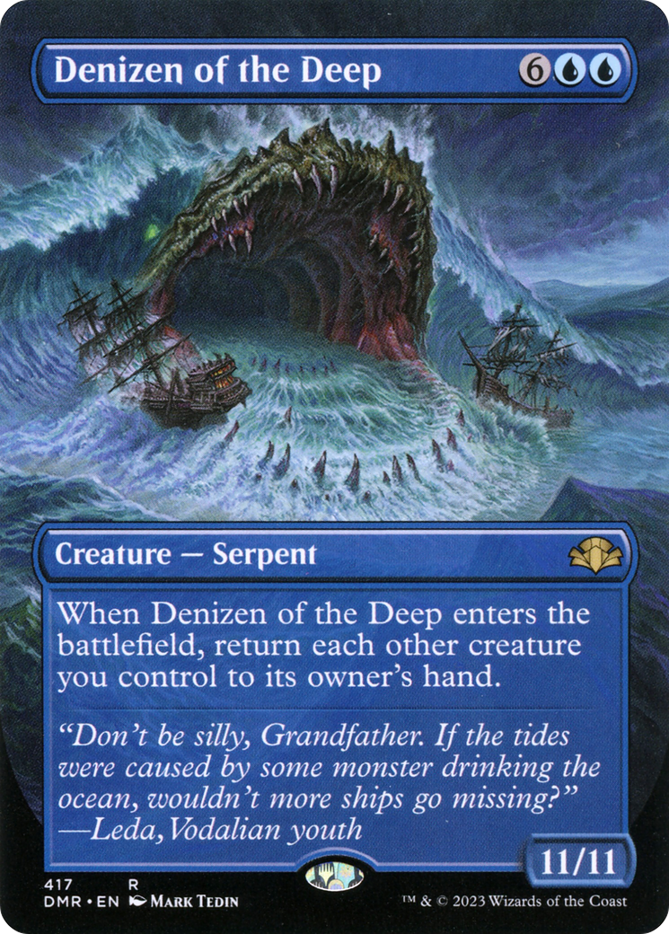 Denizen of the Deep (Borderless) (DMR-417) - Dominaria Remastered
