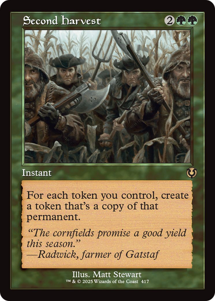 Second Harvest (Retro Frame) [Innistrad Remastered] | The CG Realm