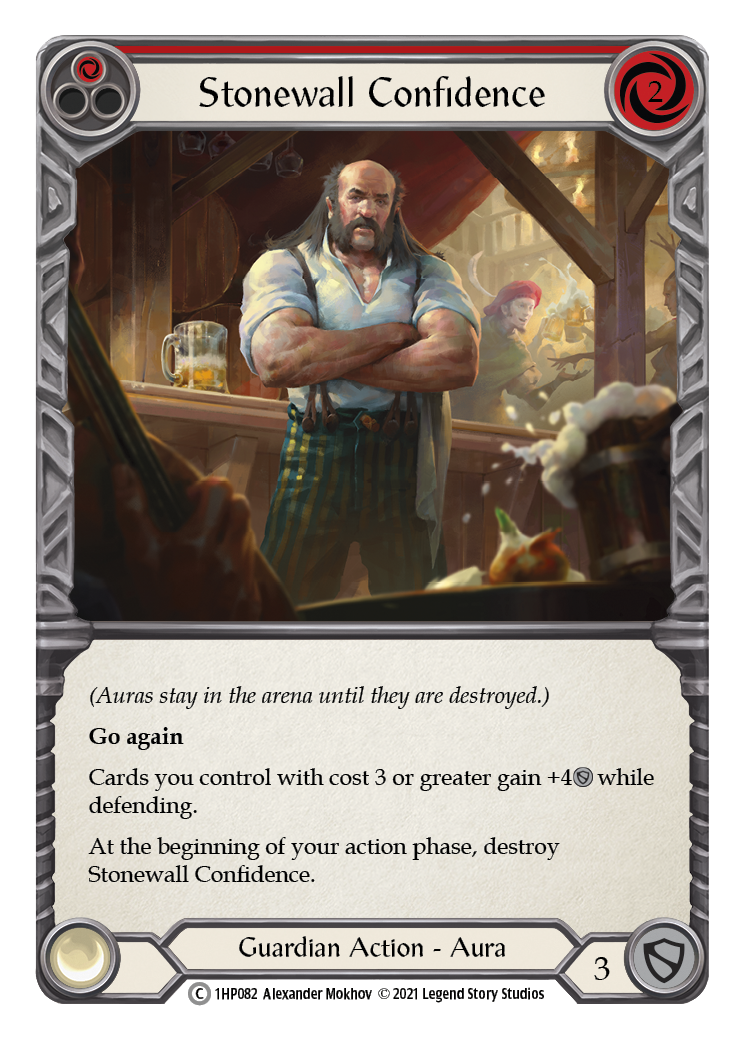Stonewall Confidence (Red) [1HP082] (History Pack 1) | The CG Realm
