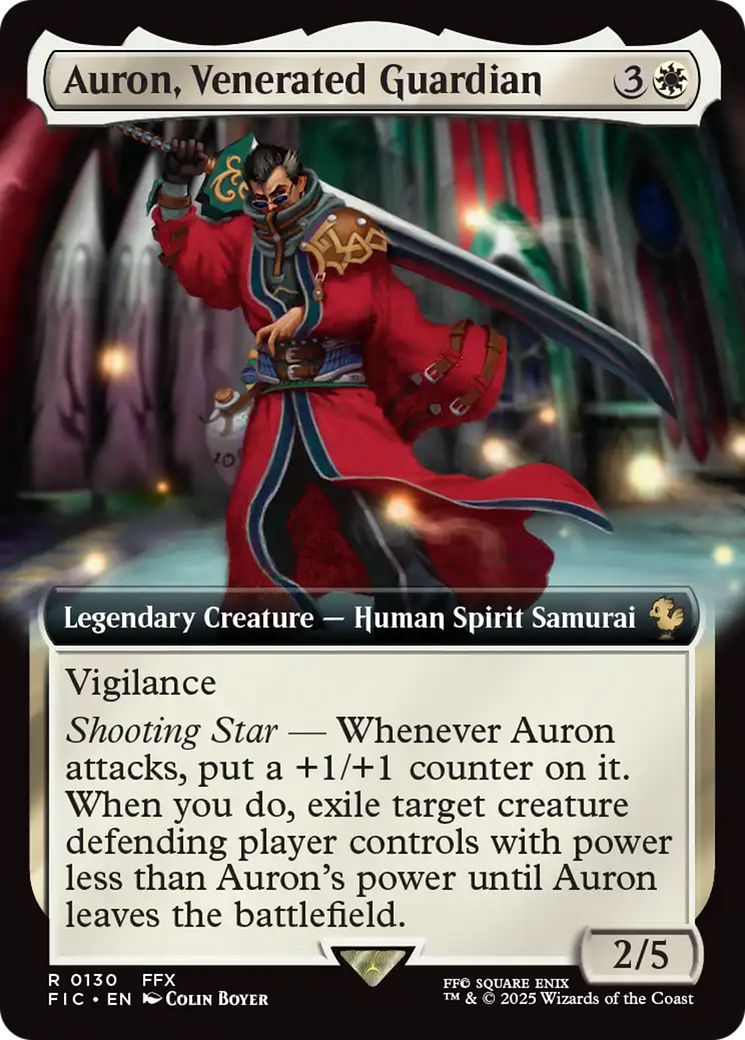 Auron, Venerated Guardian (Extended Art) [FINAL FANTASY Commander] | The CG Realm