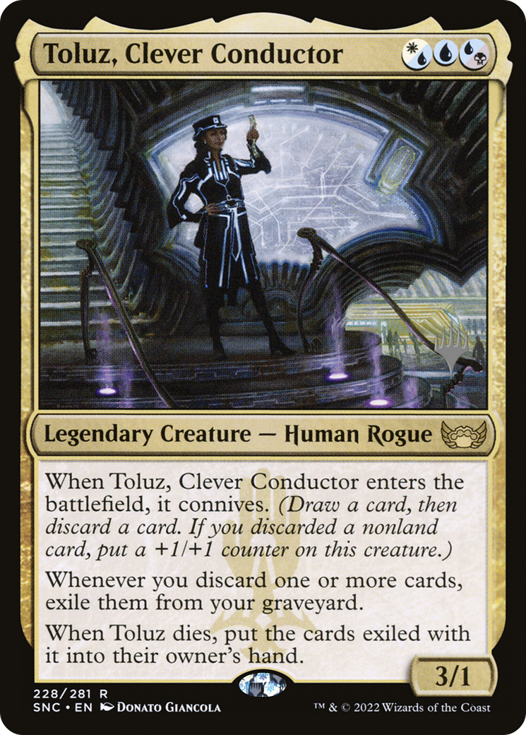Toluz, Clever Conductor (PPSNC-228) - Streets of New Capenna Promos