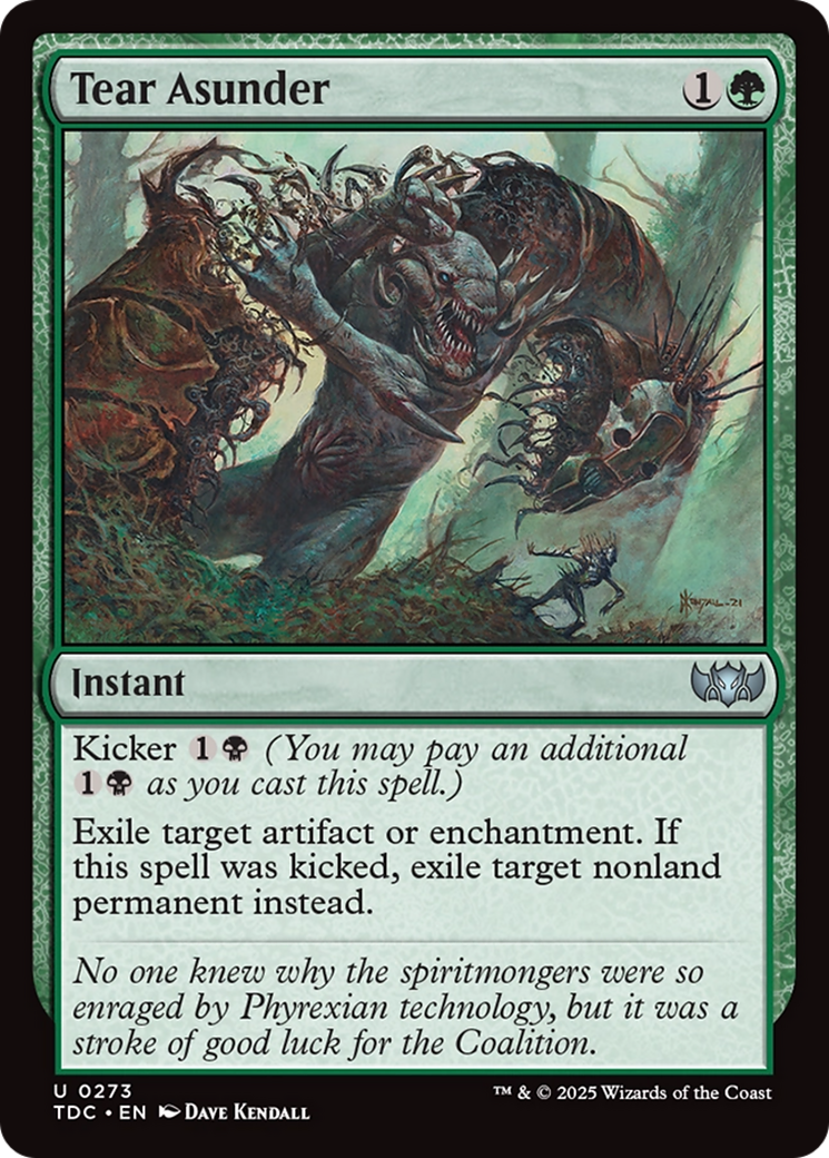 Tear Asunder [Tarkir: Dragonstorm Commander] | The CG Realm