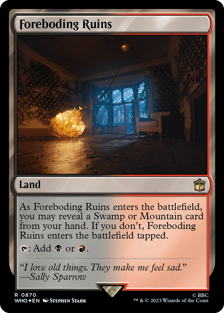 Foreboding Ruins (Surge Foil) [Doctor Who] | The CG Realm