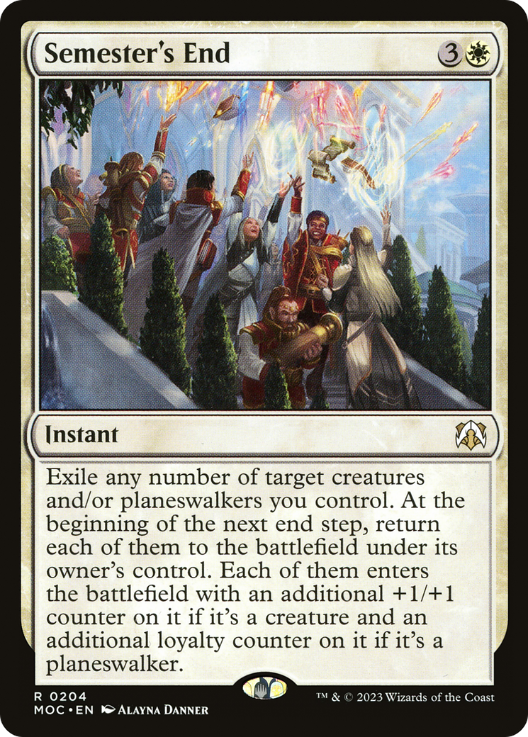 Semester's End [March of the Machine Commander] | The CG Realm