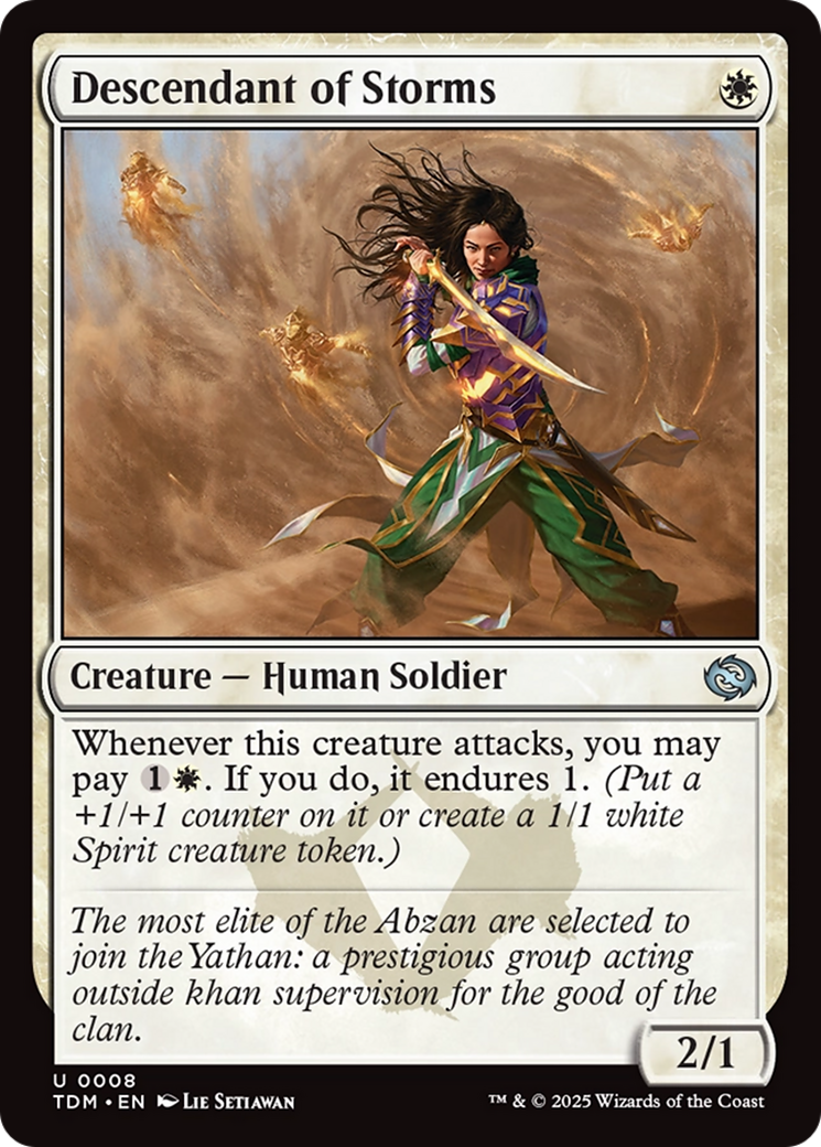 Descendant of Storms [Tarkir: Dragonstorm] | The CG Realm