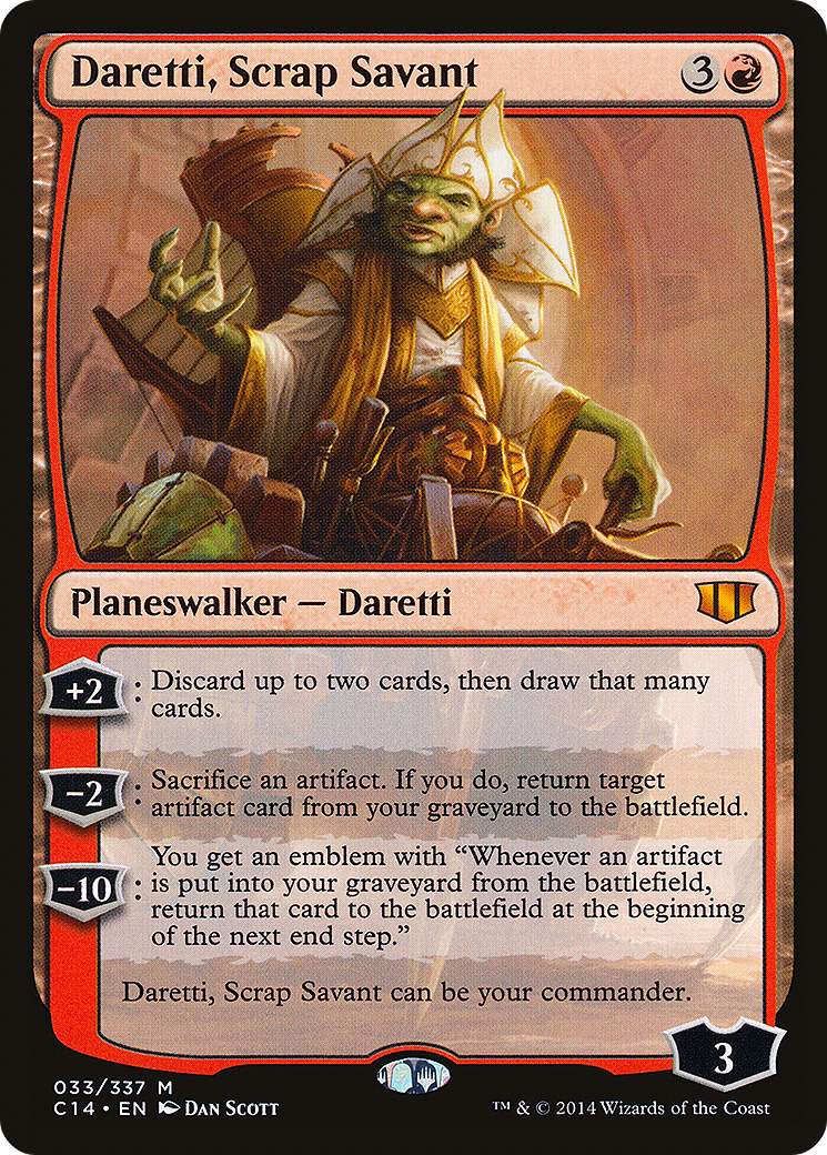 Daretti, Scrap Savant (C14-033) - Commander 2014