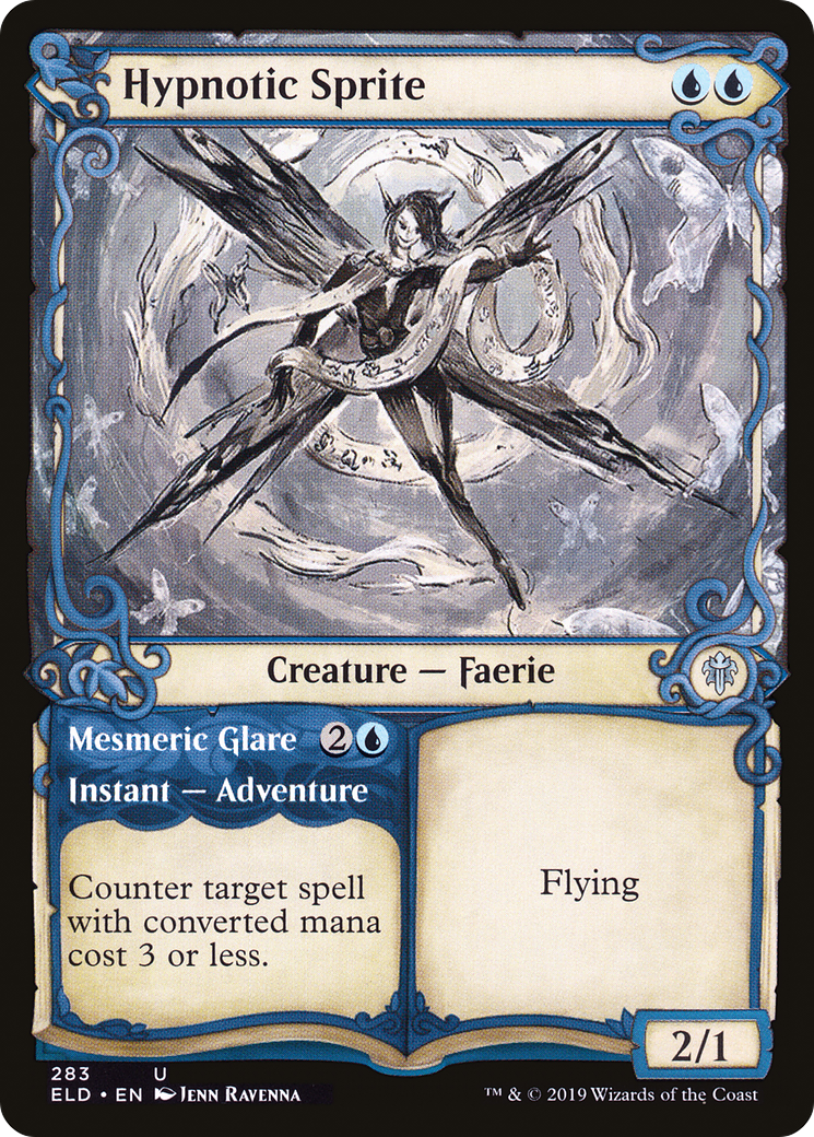 Hypnotic Sprite (Showcase) (ELD-283) - Throne of Eldraine: (Showcase)