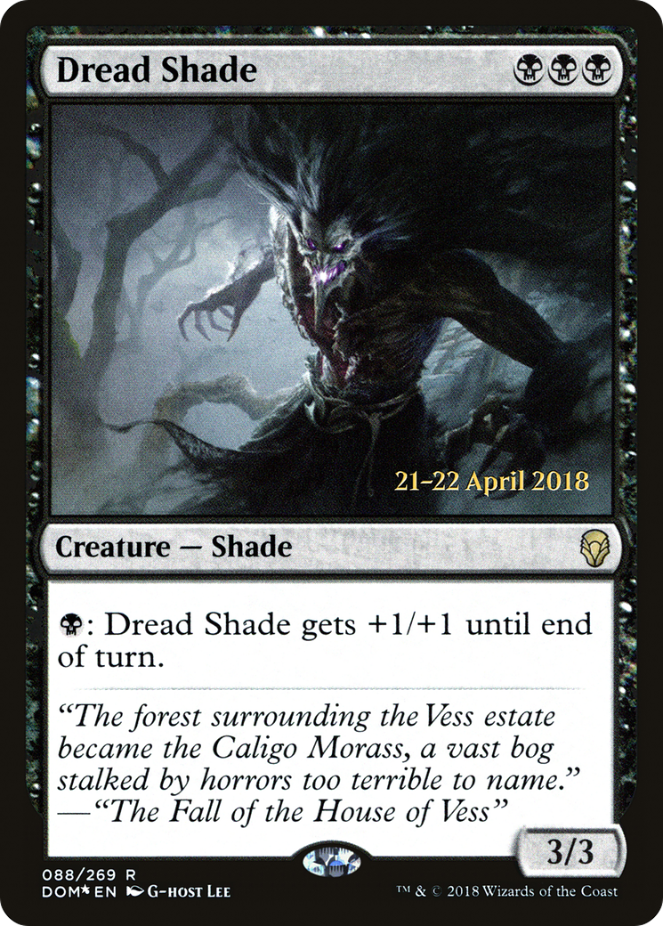 Dread Shade (PRE-88S) - Dominaria Promos Foil