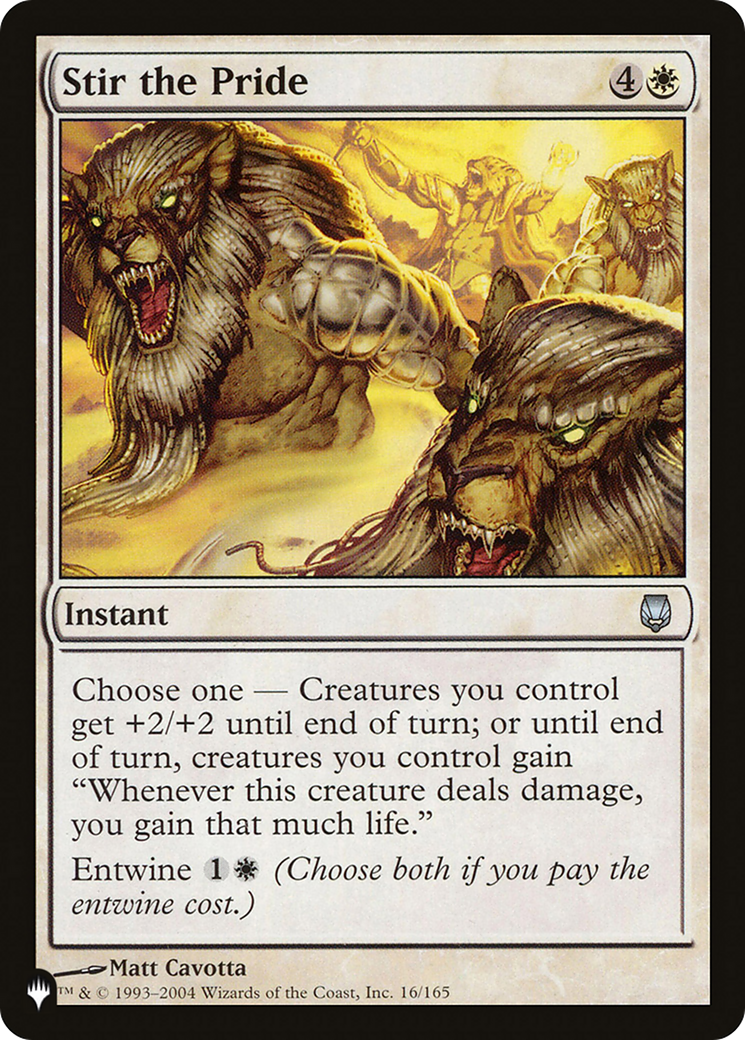 Stir the Pride (LIST-DST-16) - The List