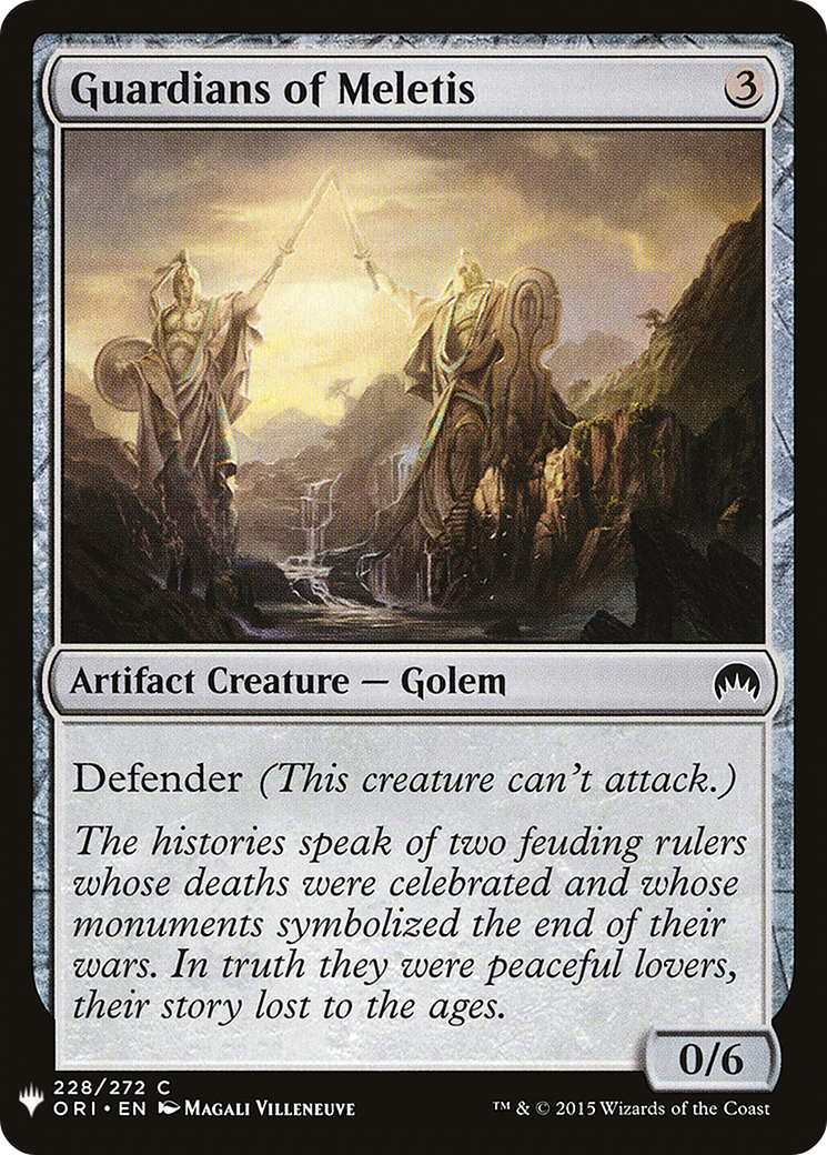 Guardians of Meletis (LIST-ORI-228) - The List