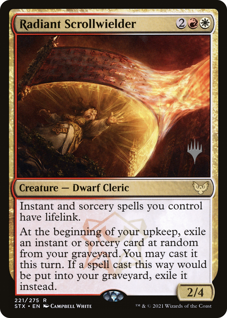 Radiant Scrollwielder (PPSTX-221) - Strixhaven: School of Mages Promos